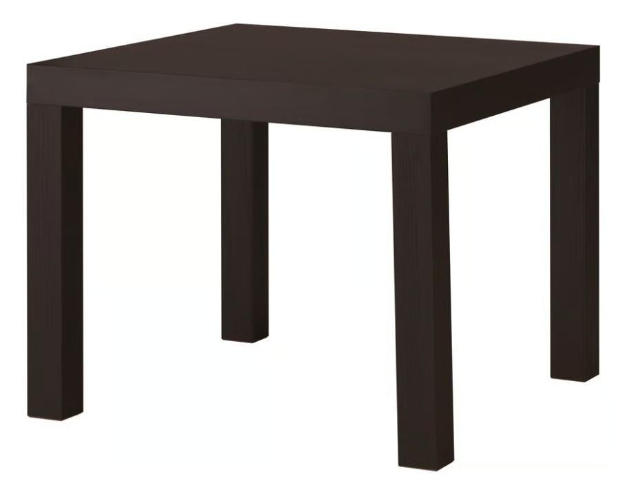 Lack tafeltje zwart Ikea, Huis en Inrichting, Tafels | Bijzettafels, Vierkant, Nieuw, 55 tot 75 cm, Hout