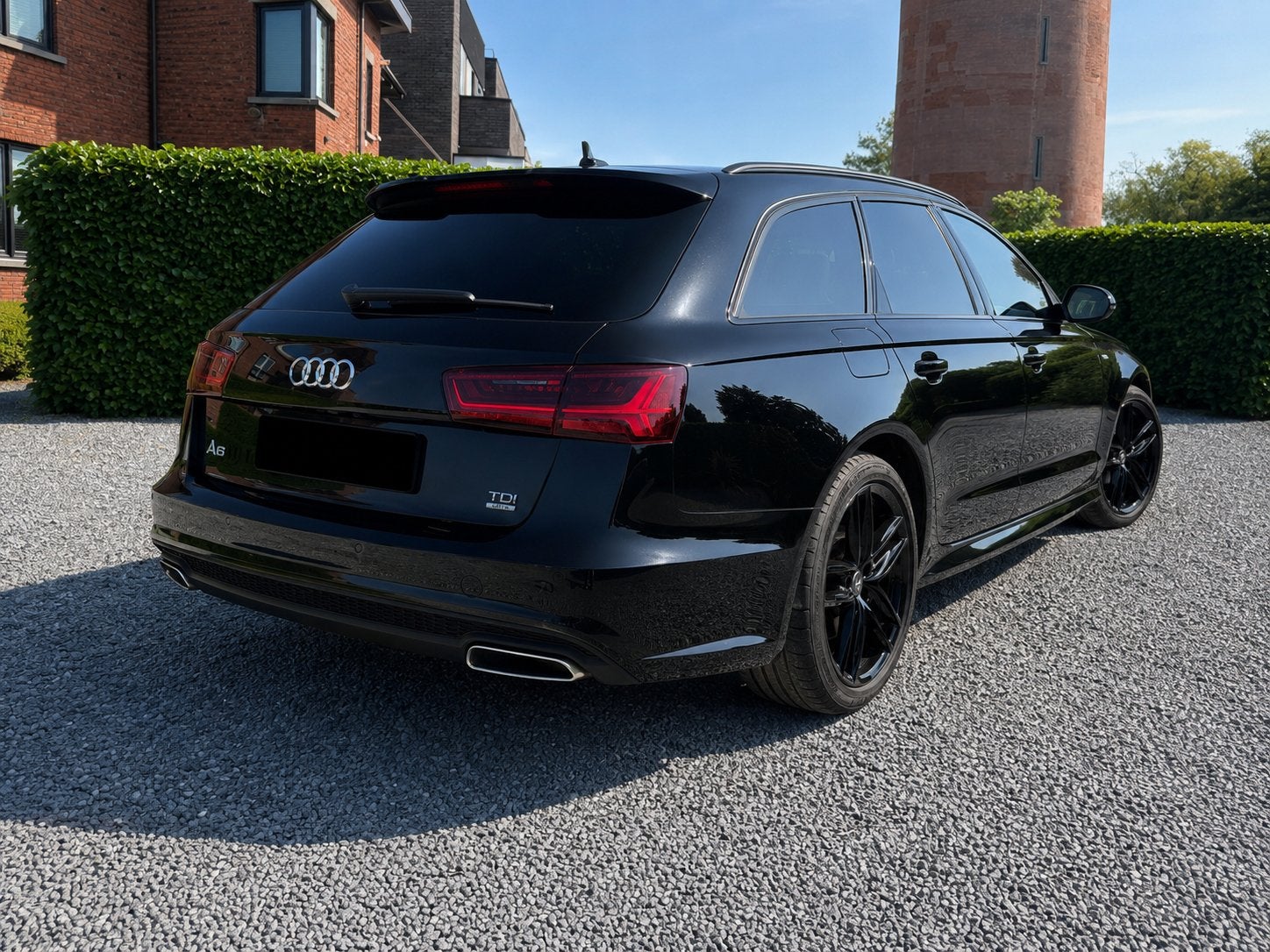 Audi a6 2017 diesel gekeurd voor verkoop, Auto's, Audi, Zwart, Leder, 5 deurs, Particulier