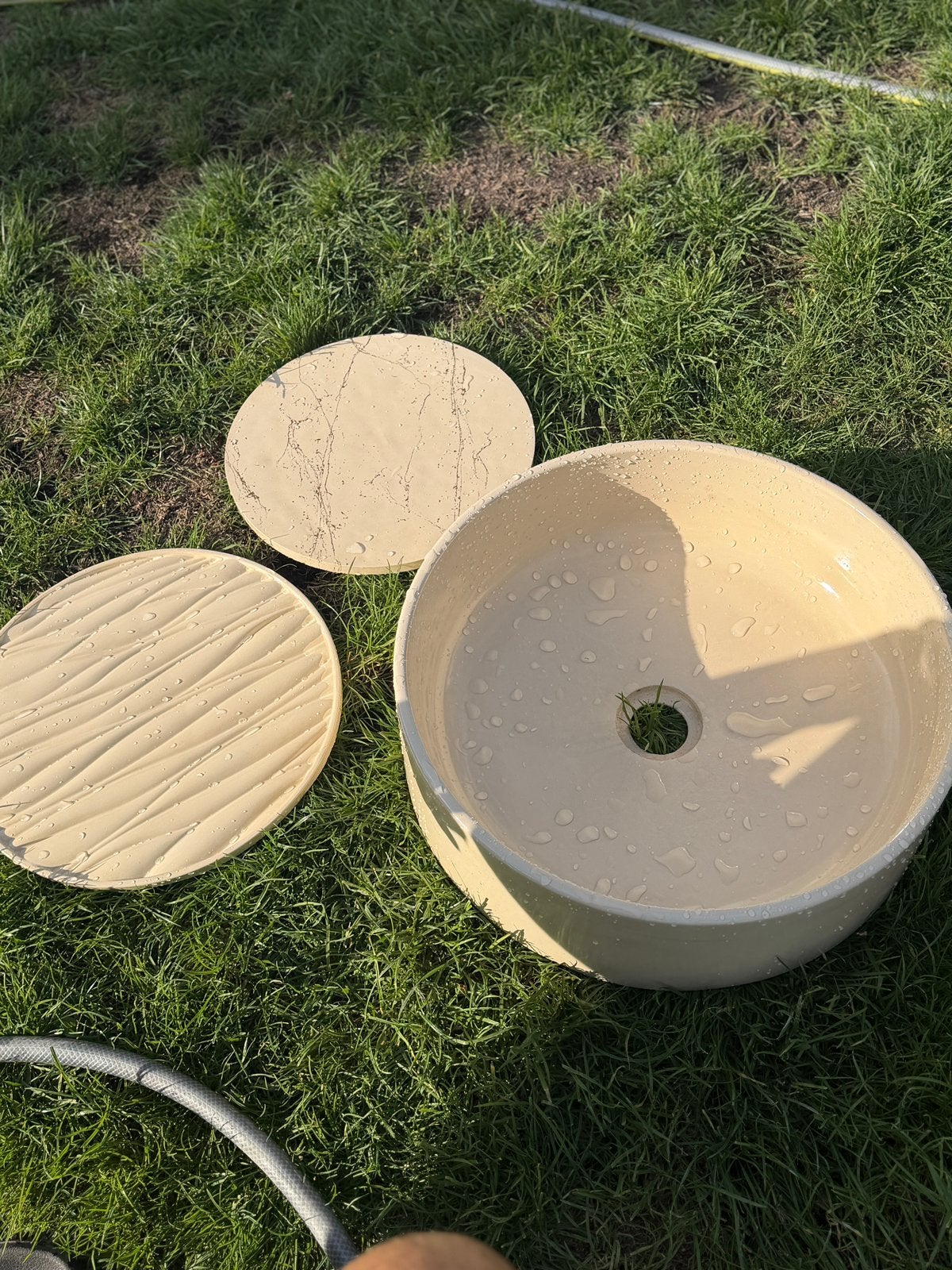 Lavabo/vasque beige, Enlèvement ou Envoi, Neuf