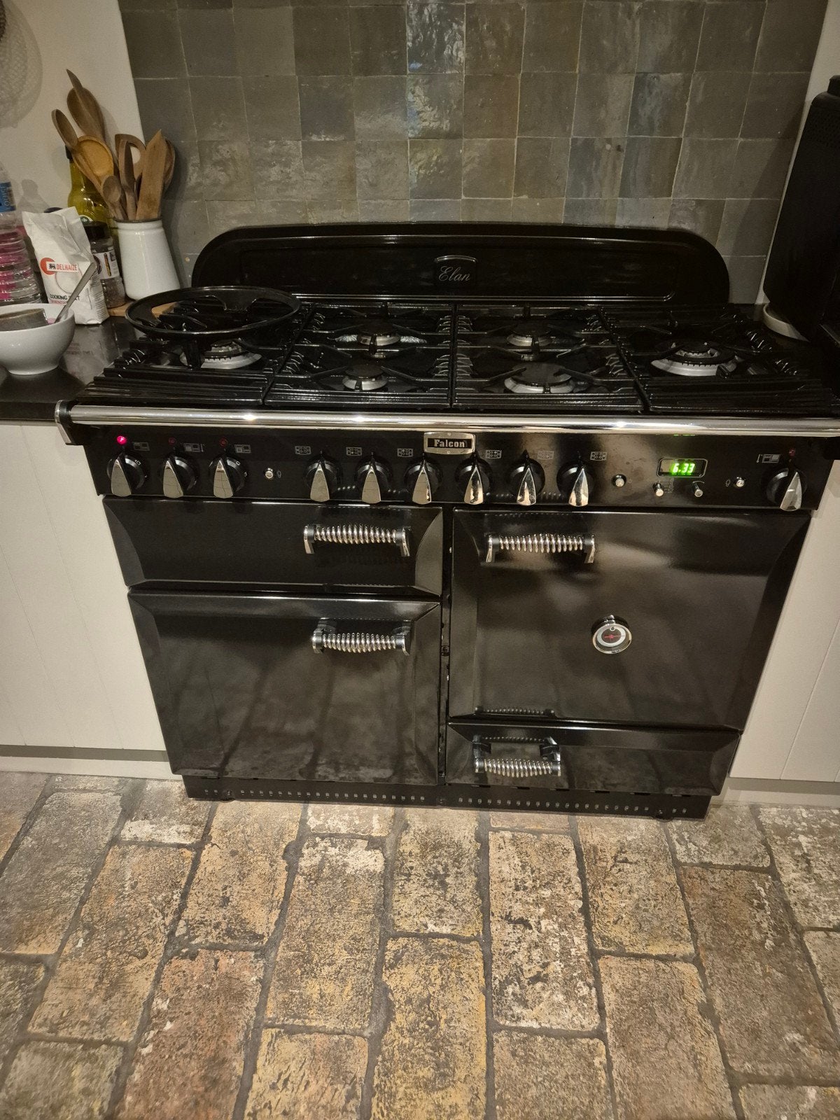 Fornuis Falcon Elan 110, Elektronische apparatuur, Ophalen, Gebruikt, Grill, 5 kookzones of meer