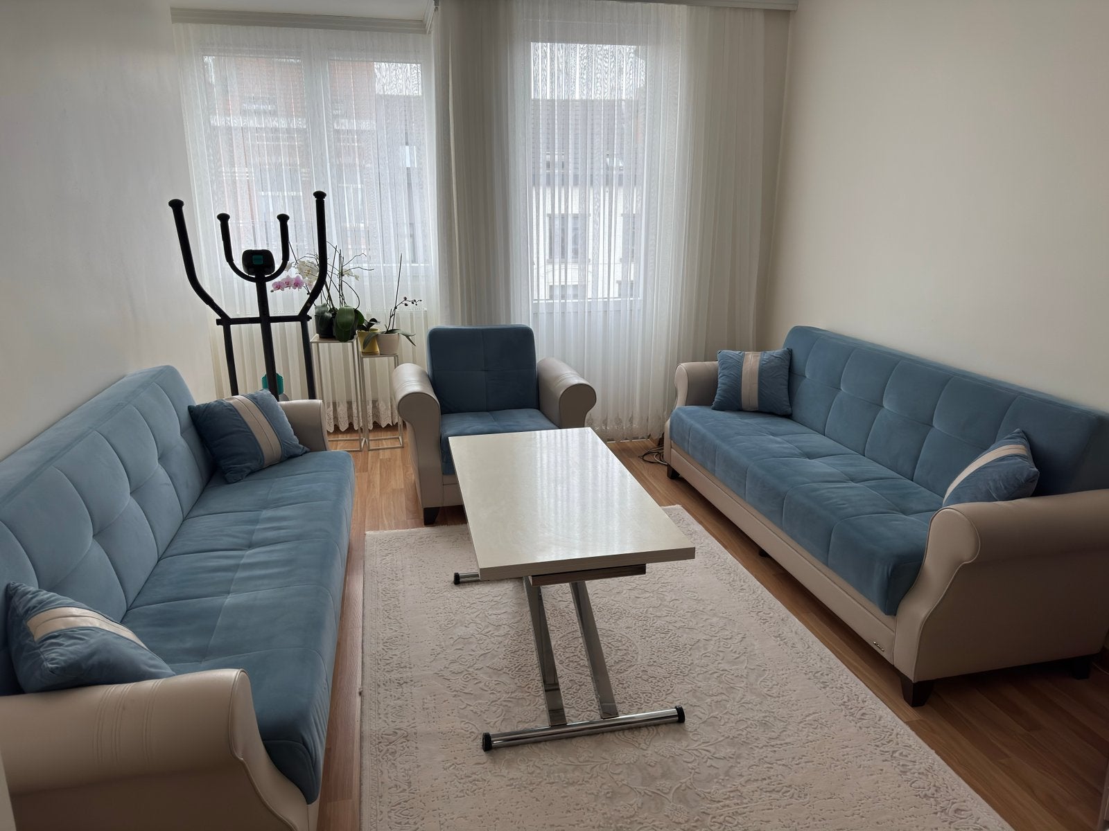 Ensemble de 2 grands canapés + fauteuil Canapé İstikbal, Maison & Meubles, Enlèvement, Comme neuf