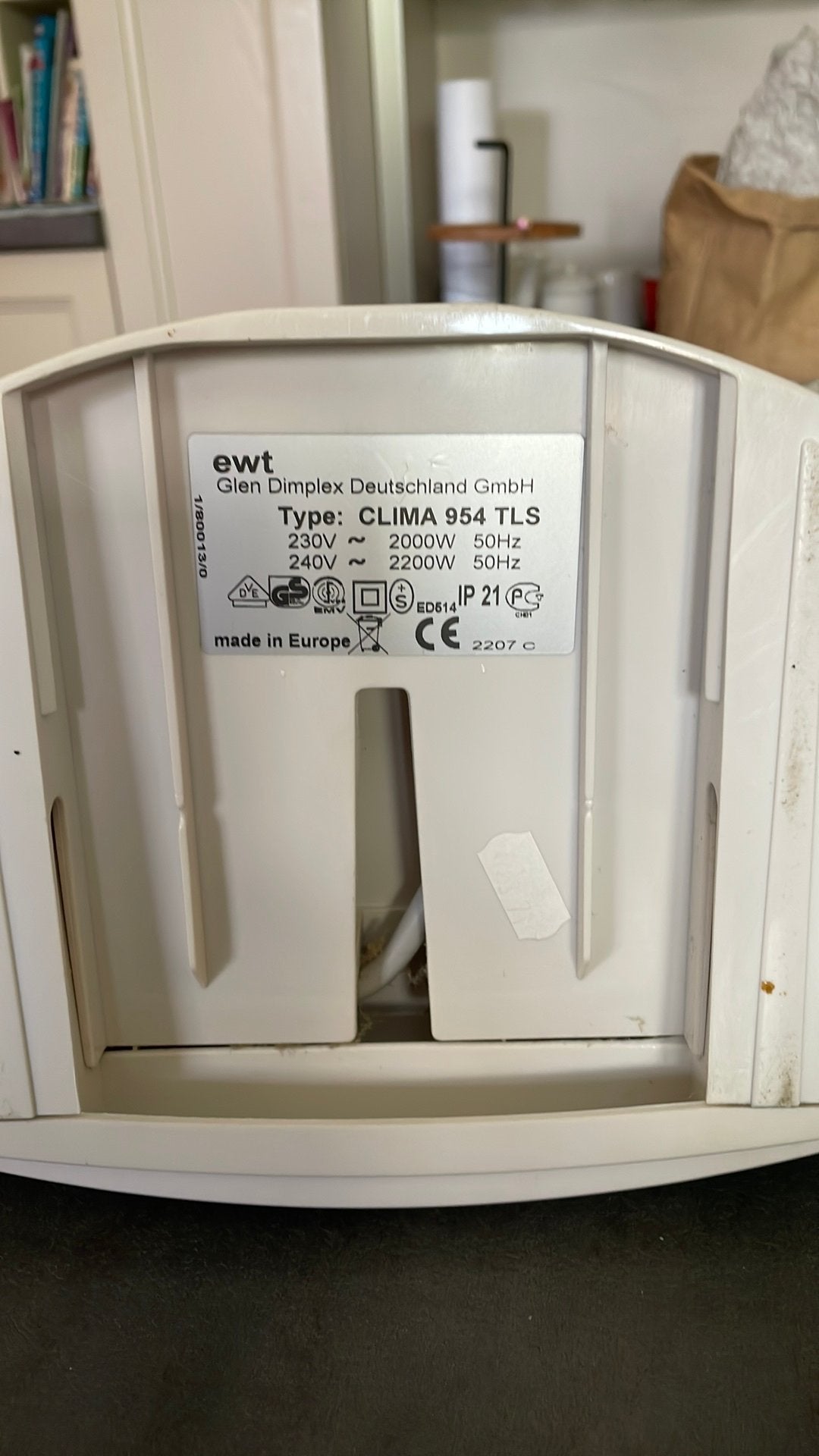 Ventilatie/ verwarming, Ophalen, Gebruikt