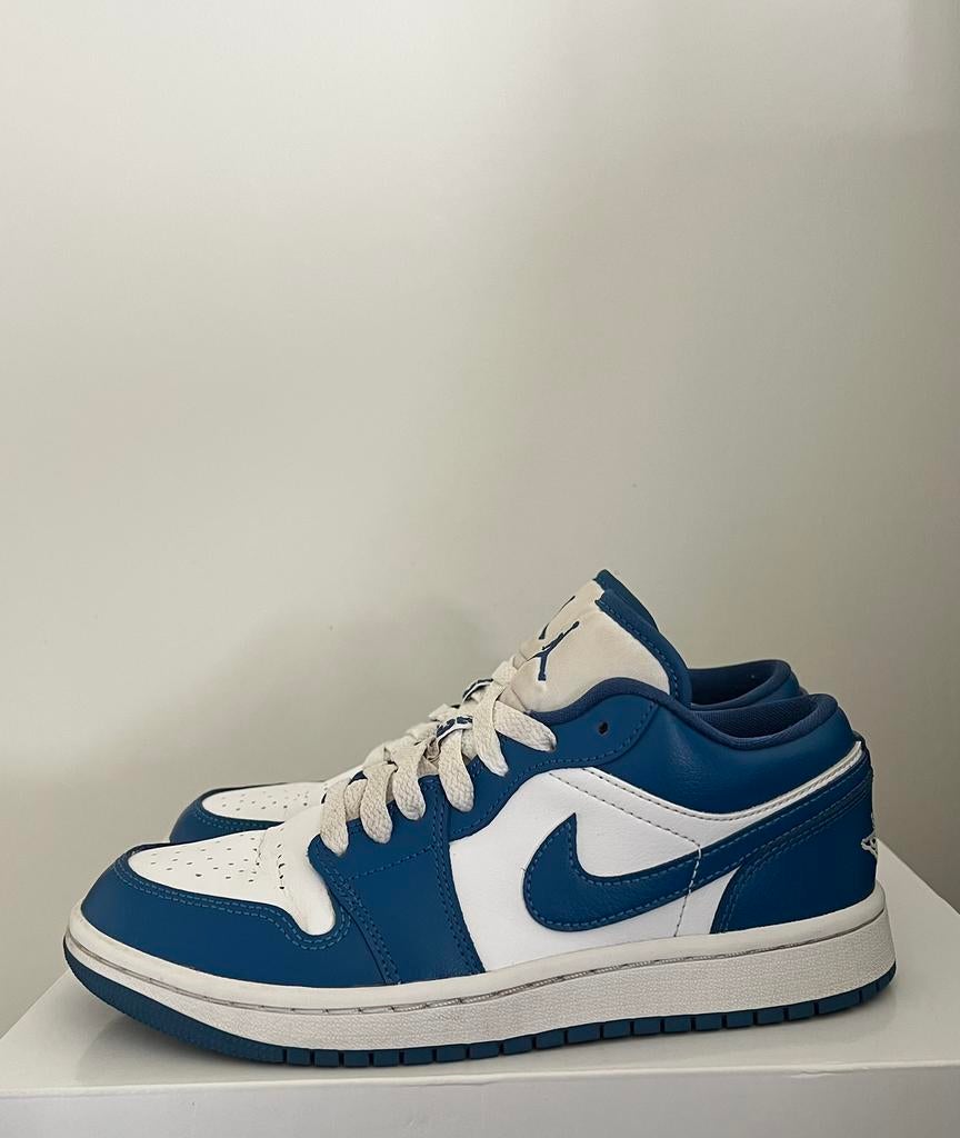 Nike jordan 1 low maat 36.5, Blauw, Ophalen of Verzenden, Zo goed als nieuw, Sneakers