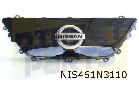 Nissan Leaf (1/18-) Voorbumpergrile (Tekna / Connecta) Origi, -, -, Nieuw, Bumper