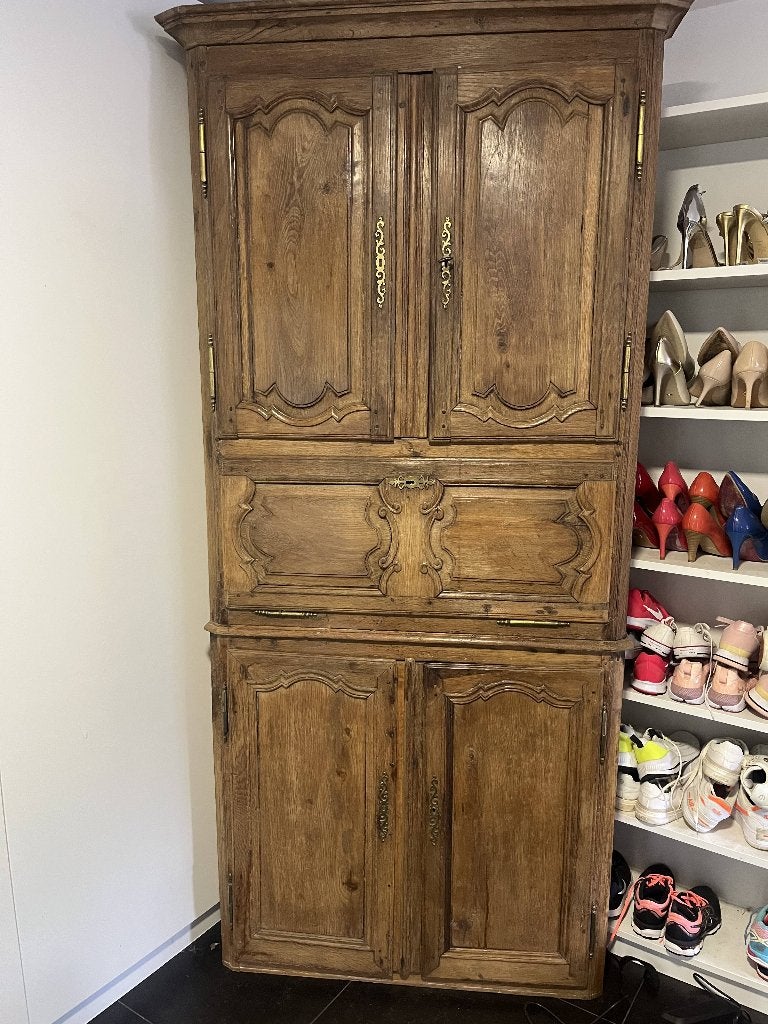 Armoire d'angle ancienne, Enlèvement