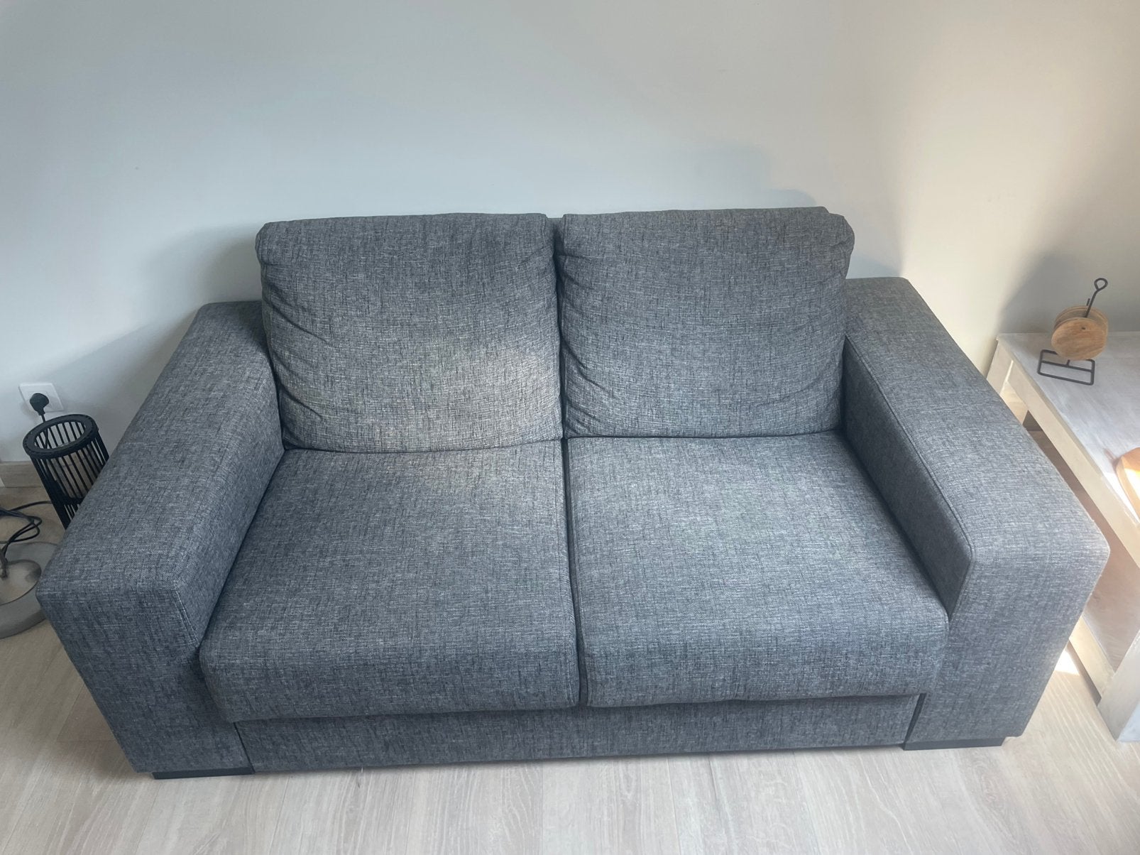 Salon 2 zit en 2 enkele, Huis en Inrichting, Ophalen, Zo goed als nieuw, Stof
