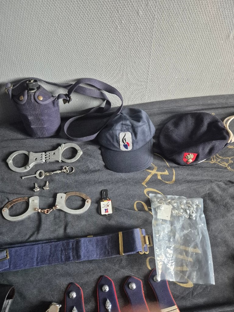 Lot Rijkswachtmateriaal, Hobby en Vrije tijd, Ophalen of Verzenden, Gebruikt