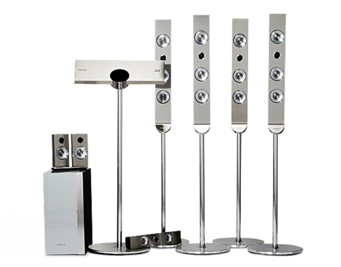 Volledige Samsung 7.1 Blu-ray-thuisbioscoop, Audio, Tv en Foto, Ophalen, Gebruikt, 7.1-systeem, Blu-ray-speler