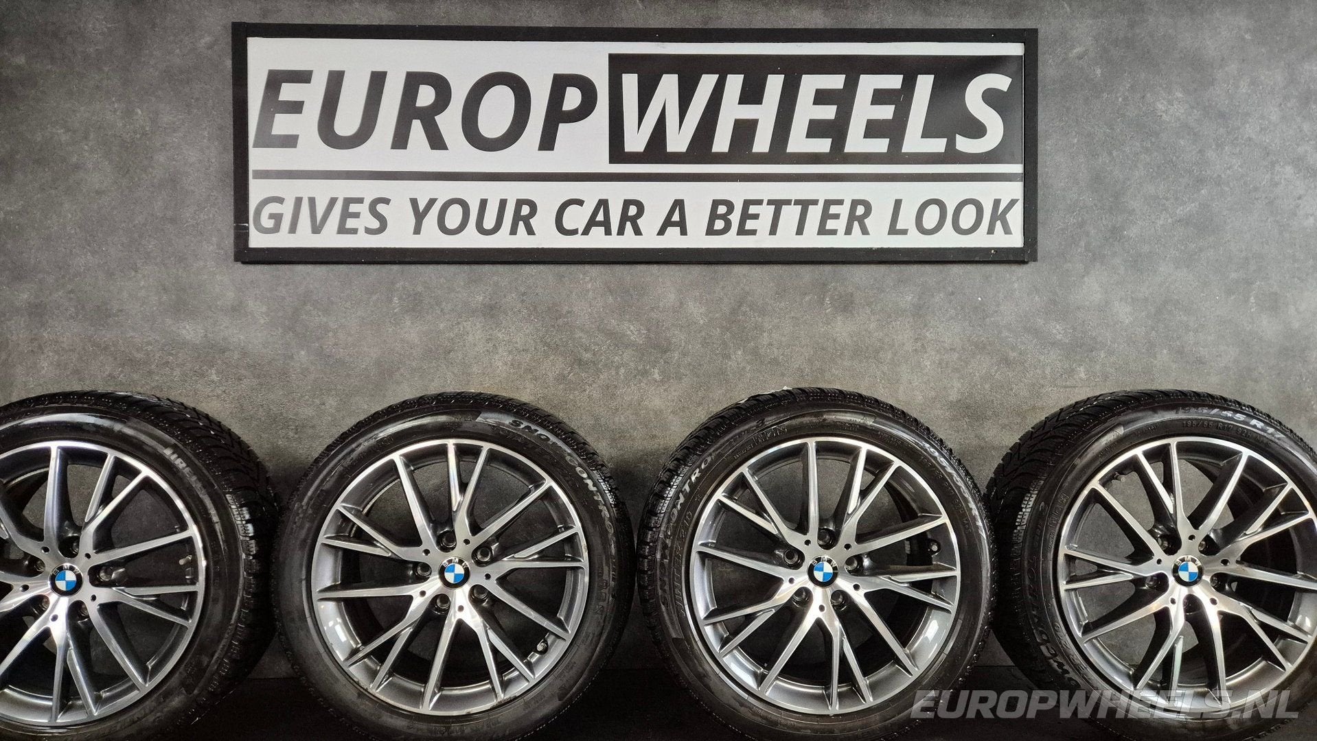 17 inch BMW 1 F40 2 F44 F45 F46 velgen winterbanden, Autos : Pièces & Accessoires, Pneus & Jantes, Pneus et Jantes, Pneus hiver