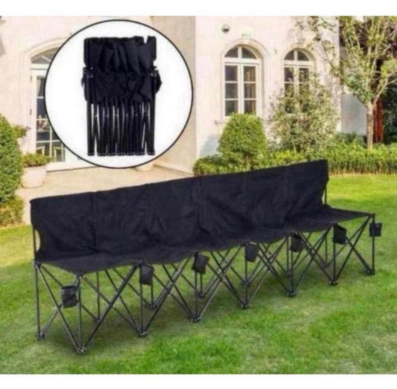 Canapé 6 places Outsunny, ensemble sport et de fête PLIABLE, Enlèvement ou Envoi, Neuf