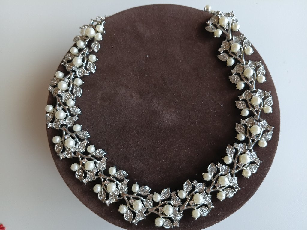Halsketting, Bijoux, Sacs & Beauté, Colliers, Enlèvement, Comme neuf, Argent, Autres matériaux
