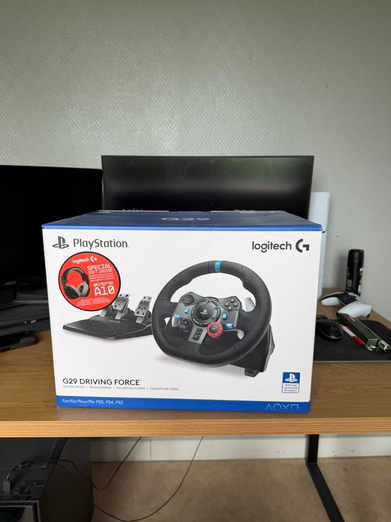 Logitech G29 Driving Force, Games en Spelcomputers, Spelcomputers | Sony Consoles | Accessoires, Ophalen, Zo goed als nieuw