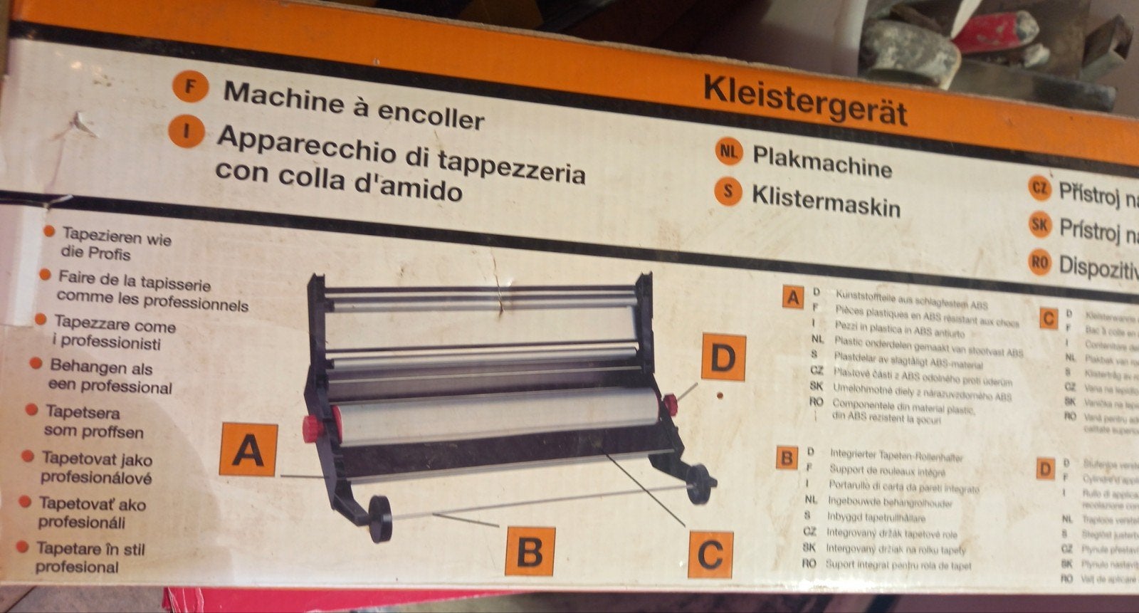 Plakmachine voor behang, Huis en Inrichting, Stoffering | Behang, Ophalen