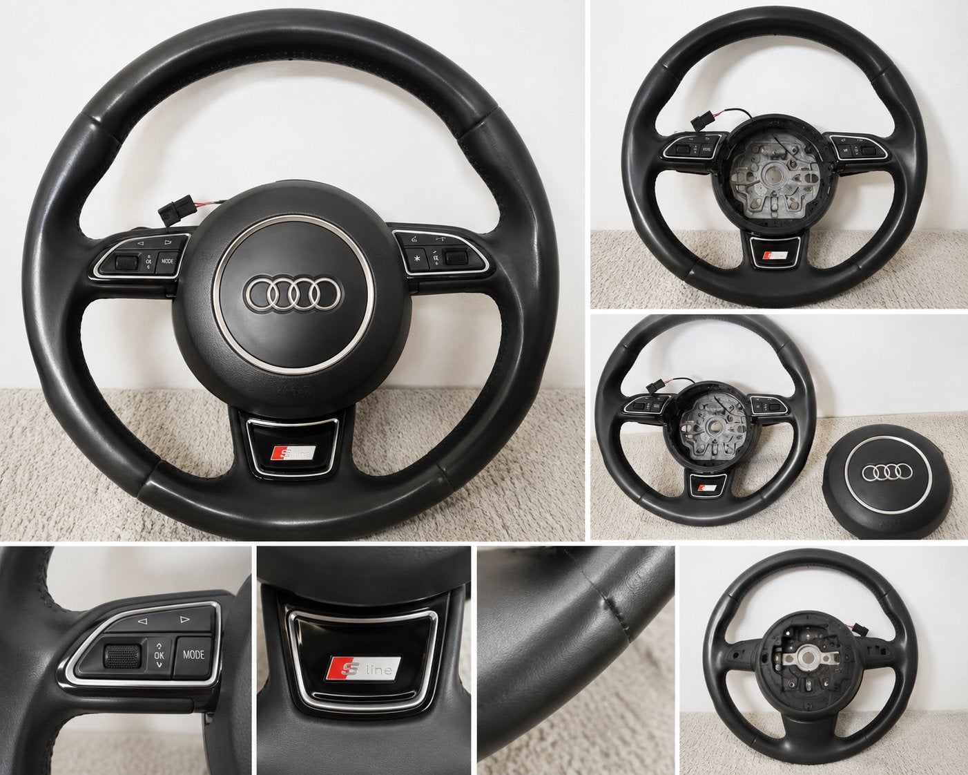 Audi S Line Multifunctioneel Stuurwiel Met Airbagkap, Auto-onderdelen, Ophalen, Audi