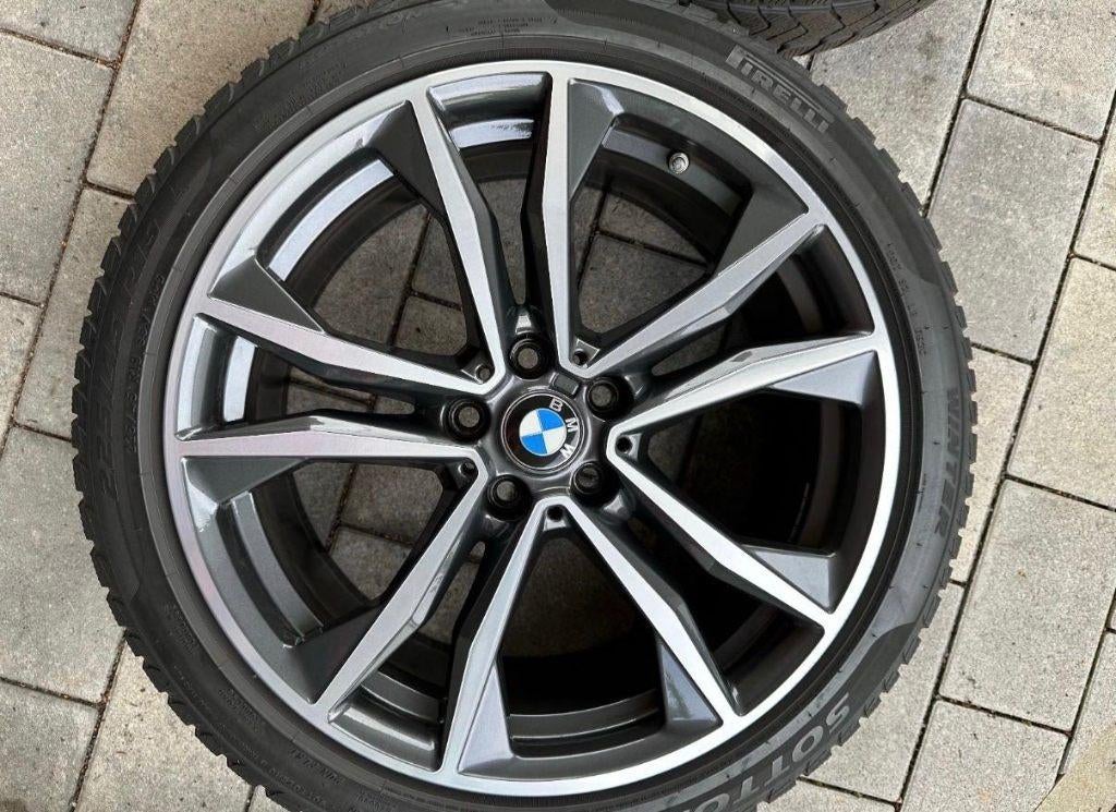 BMW X1 en X2 19 inch originele 715m velgen, Auto-onderdelen, Banden en Velgen, Gebruikt, Banden en Velgen, Personenwagen, 225 mm