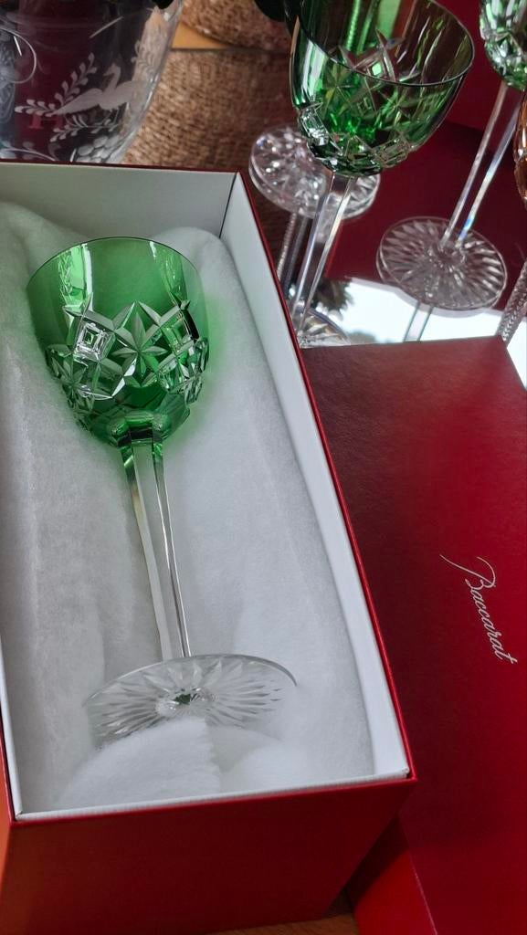 4 Wijnglazen Baccarat Crystal France, Antiek en Kunst, Antiek | Glaswerk en Kristal, Ophalen of Verzenden