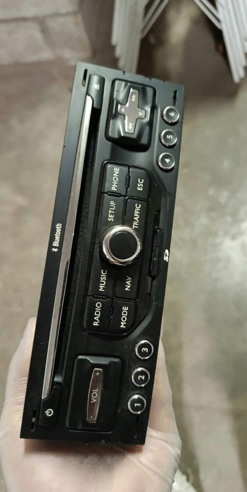 Autoradio GPS Bluetooth Citroën C4 Grand Picasso 2009, Ophalen of Verzenden
