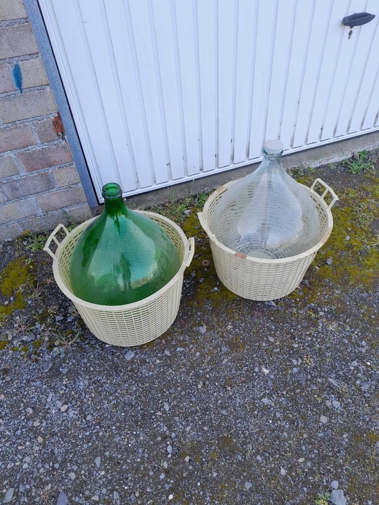 Dame jeanne 2st mooi voor deco, Tuin en Terras, Ophalen