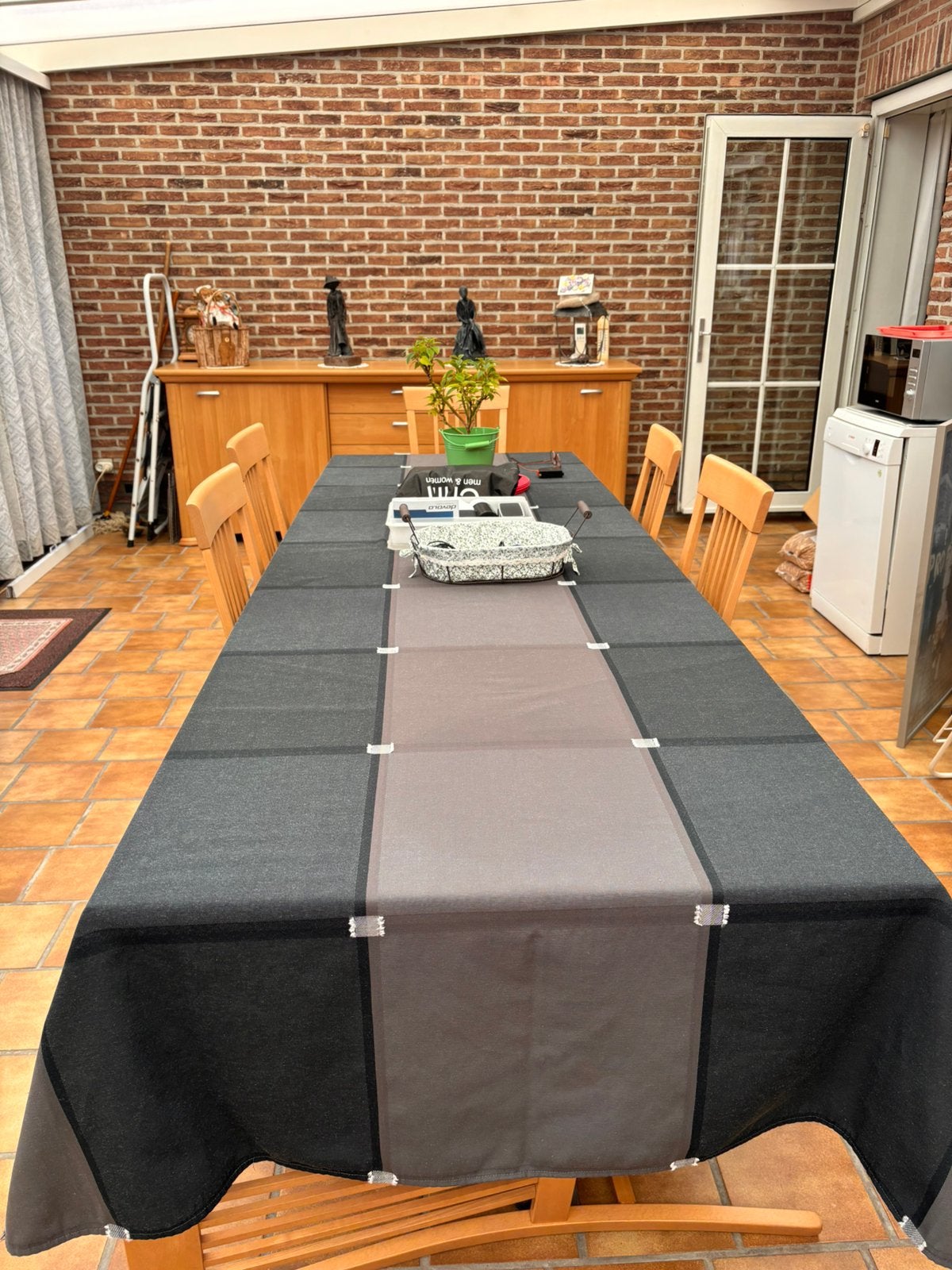 Eettafel, Ophalen, 200 cm of meer, 50 tot 100 cm, Zo goed als nieuw