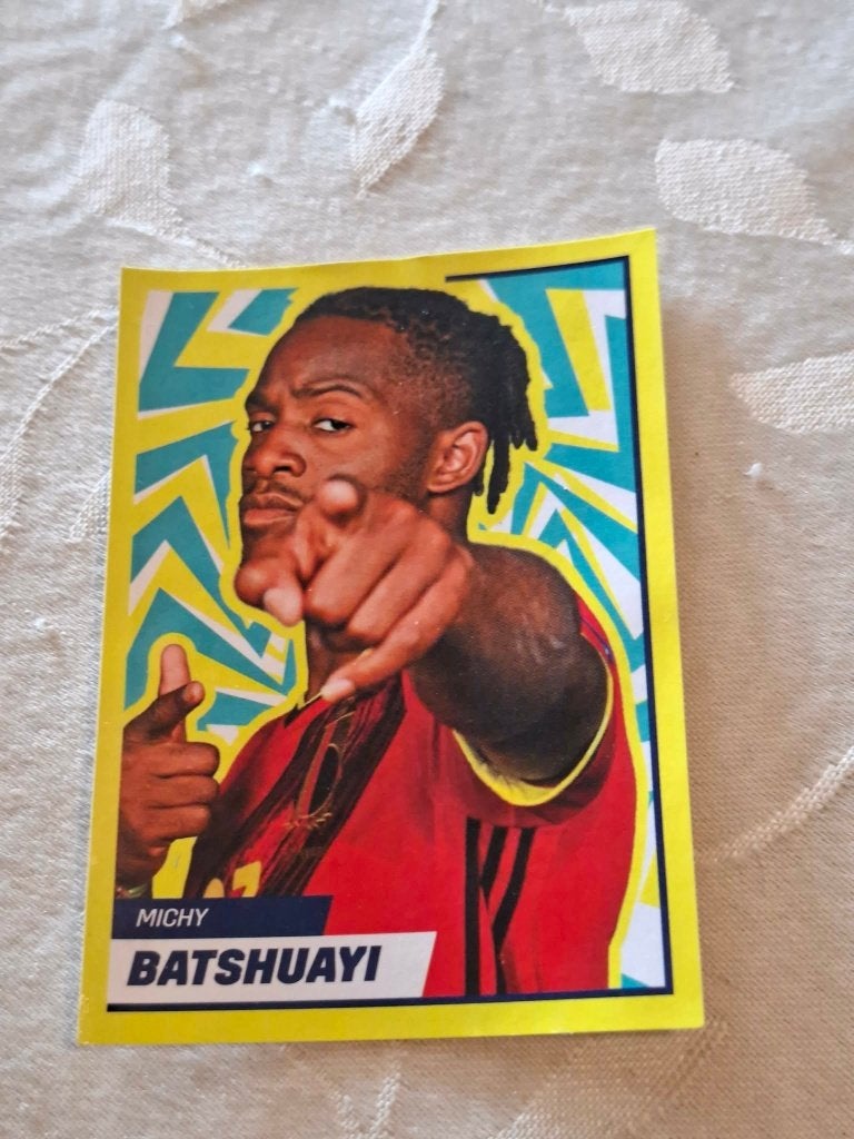 Panini/Sticker/Michy Batshuayi/Rode Duivels, Verzamelen, Ophalen of Verzenden, Poster, Plaatje of Sticker