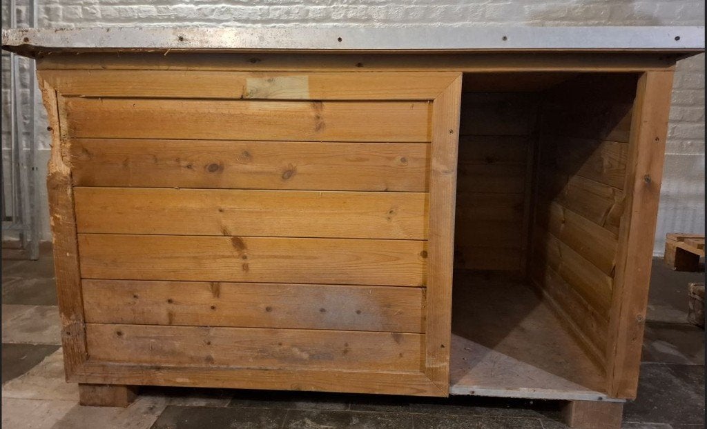 Houten hondenhok, Ophalen, 65 tot 100 cm, Hondenhok, 110 cm of meer