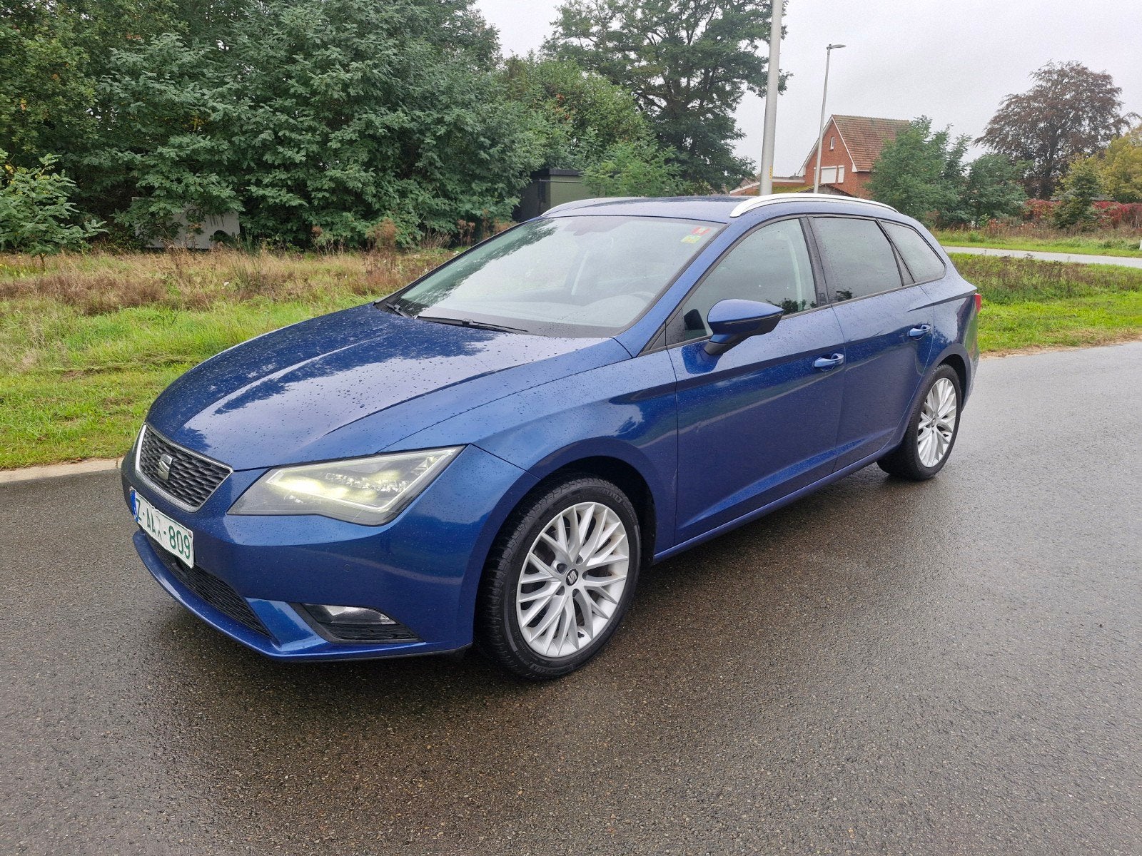 SEAT LEON ST 1.2I BENZINE 81KW EURO6 2016 LEER NAVI AIRCO, Auto's, Voorwielaandrijving, 116 g/km, 4 cilinders, 1198 cc