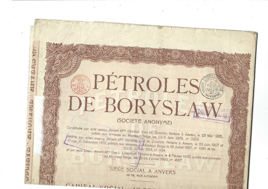 Ancienne action, Postzegels en Munten, Aandelen en Waardepapieren, Verzenden, Aandeel