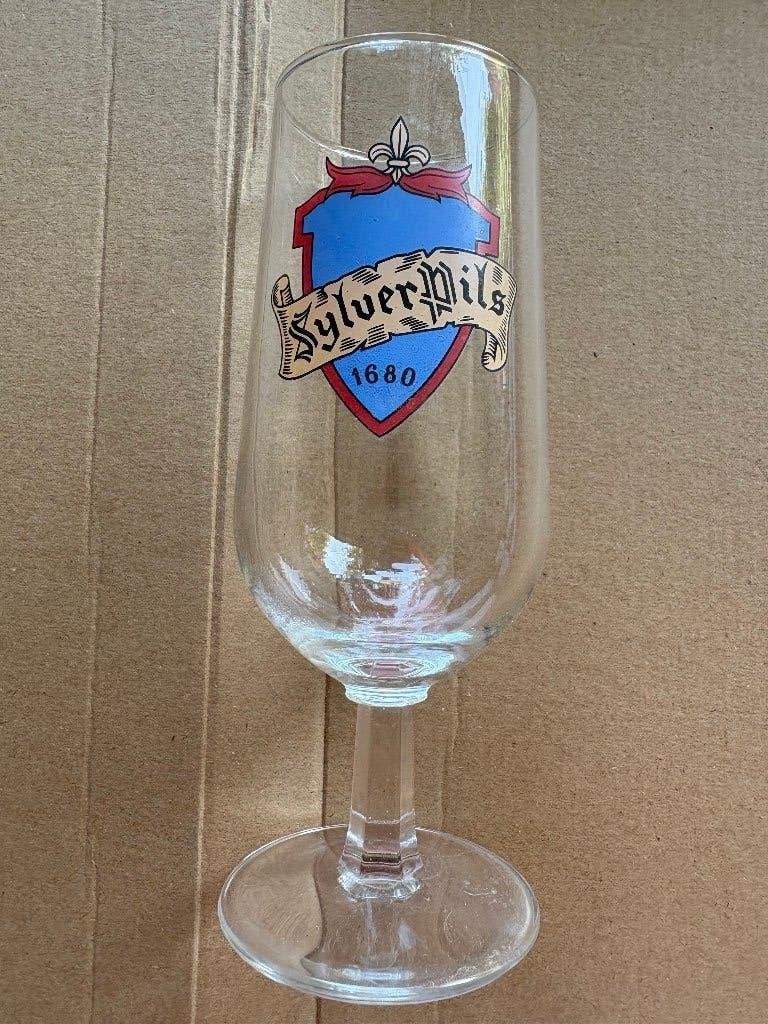 Sylver Pils 1680, Ophalen of Verzenden, Zo goed als nieuw, Glas of Glazen, Overige merken