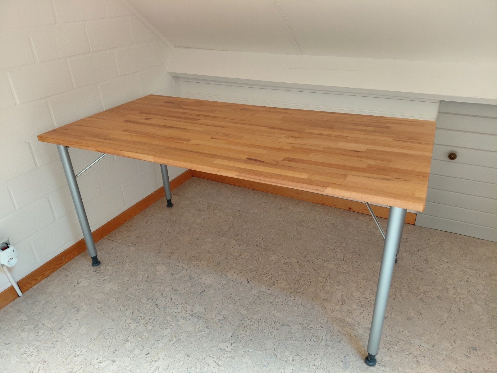 tafel, Huis en Inrichting, Ophalen, 155 cm, In hoogte verstelbaar, Hout