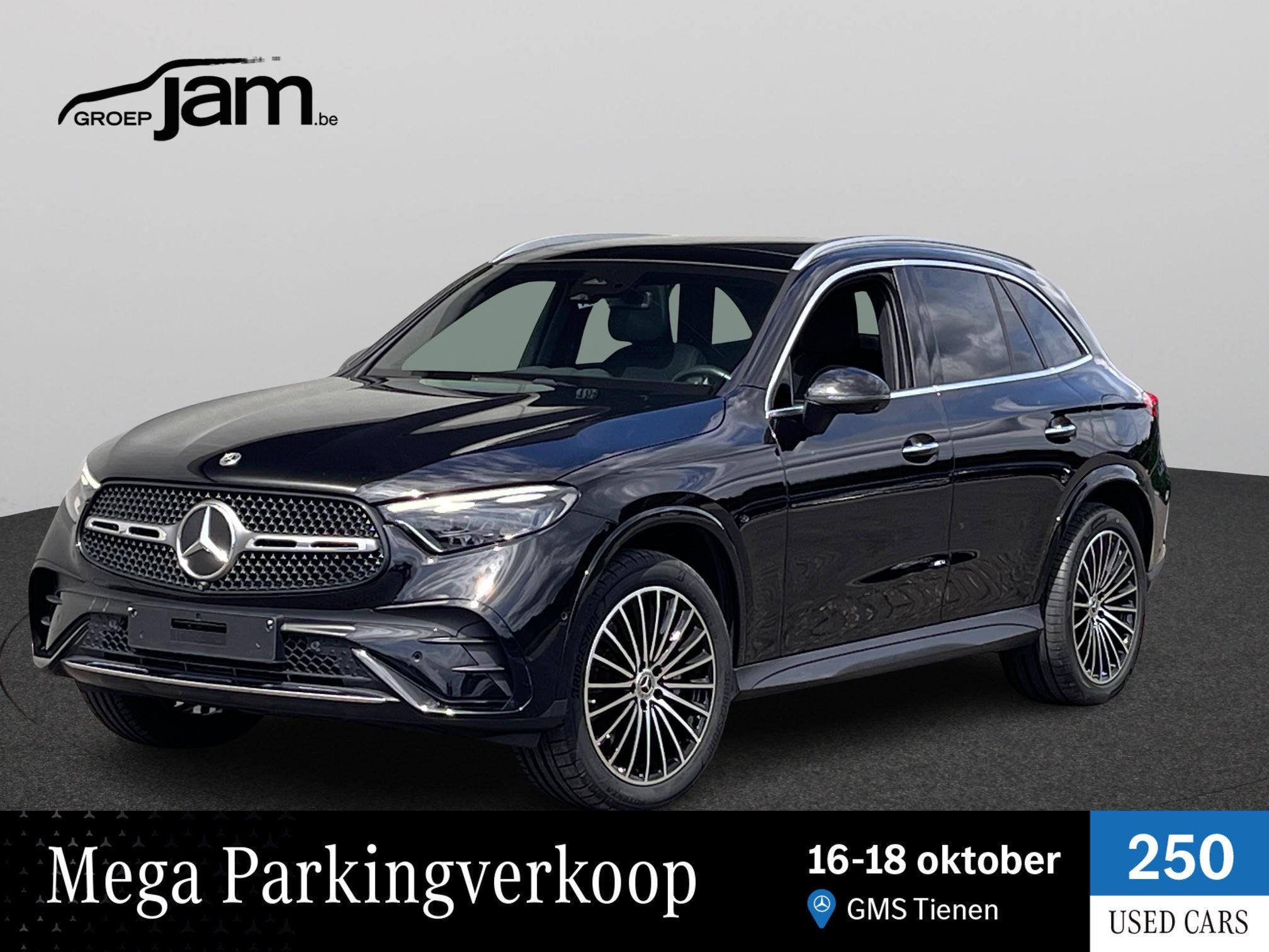 Mercedes-Benz GLC-klasse 300 de 4M AMG Line/Pano, Auto's, Automaat, 197 pk, Gebruikt, Zwart
