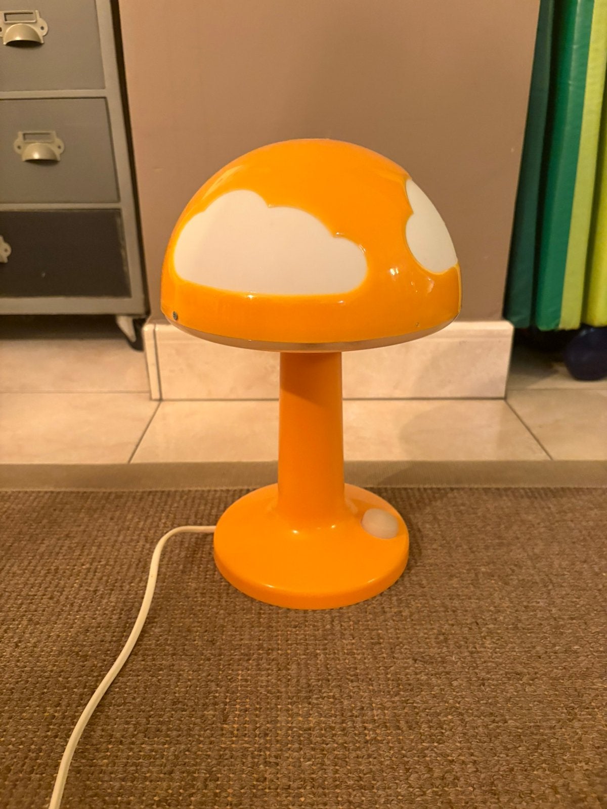Nachtlampje, Oranje, Ophalen, Zo goed als nieuw