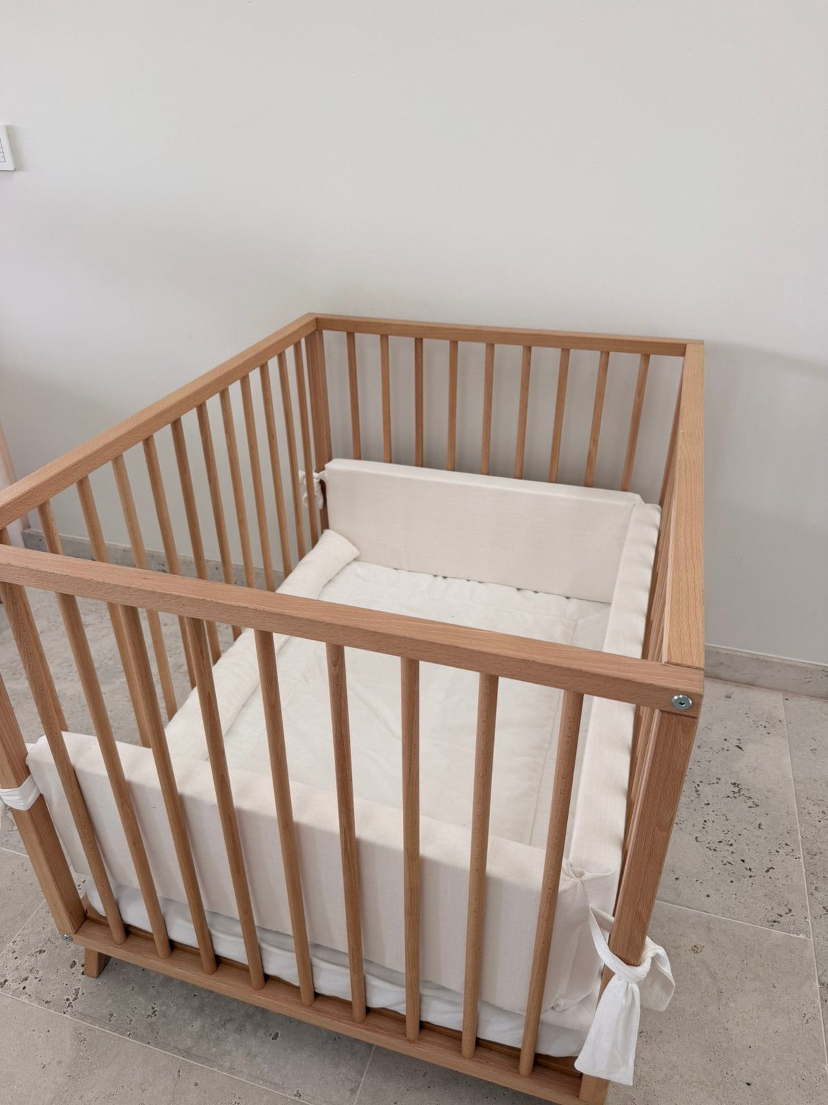Park Bopita naturel + matras(beschermer) + parklegger/omrand, Kinderen en Baby's, Ophalen, Zo goed als nieuw