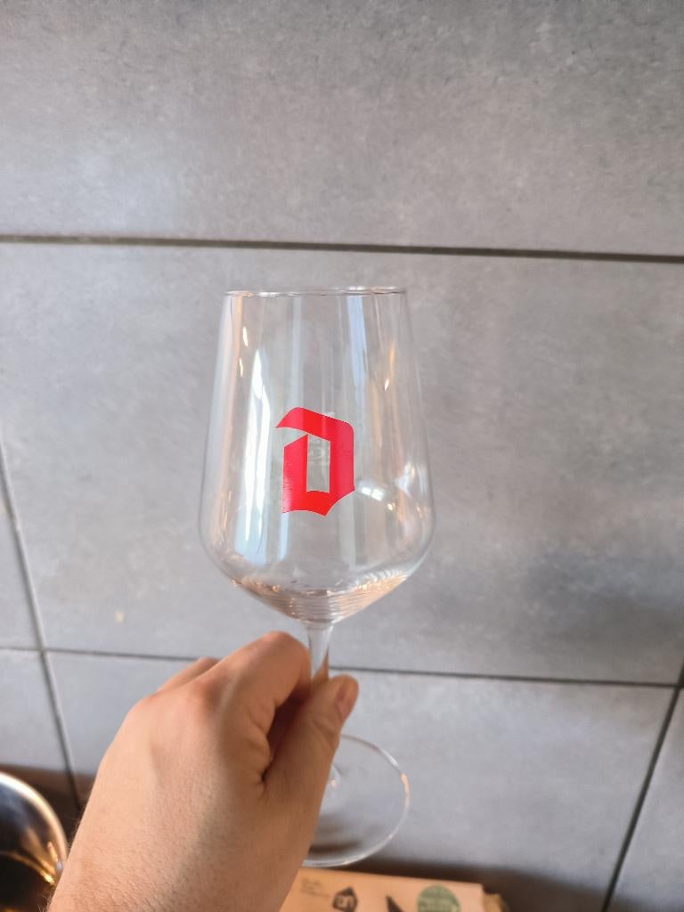 Duvel wijnglas rode D, Enlèvement ou Envoi, Comme neuf, Verre ou Verres, Duvel