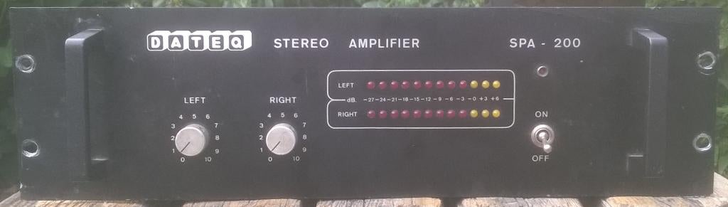 Dateq SPA-200 vintage amplifier, Enlèvement ou Envoi, Reconditionné, Autres marques, Composants en vrac