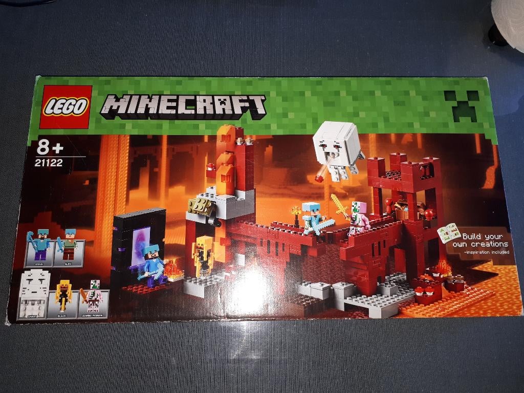 Lego minecraft, Ophalen of Verzenden, Zo goed als nieuw, Complete set, Lego