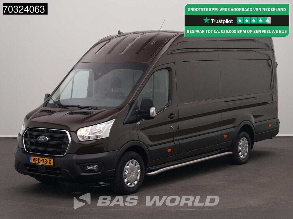 Ford Transit 170pk Automaat L4H3 170PK Navi Airco Cruise Cam, Automaat, Stof, Euro 6, 4 cilinders