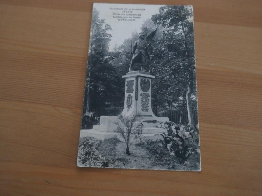 wyneghem standbeeld der gesneuvelden18-14-18, Verzenden, Ongelopen, Antwerpen