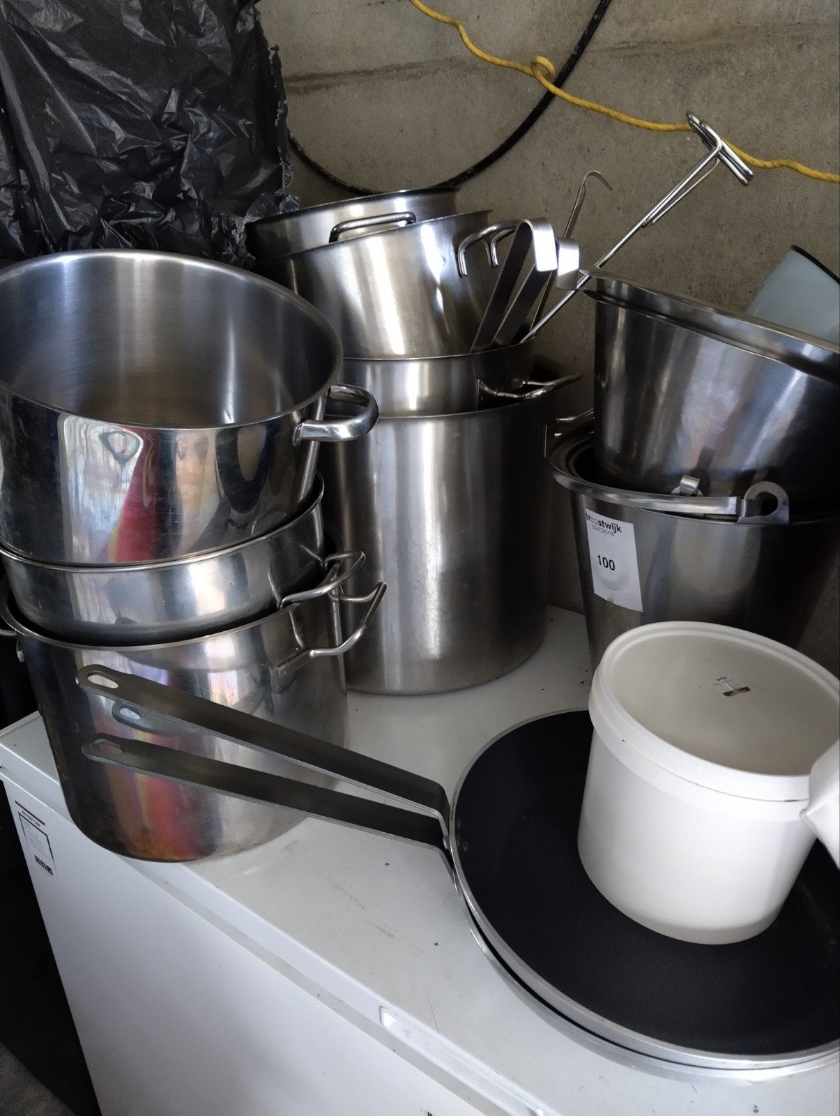 Professionele potten en pannen, Huis en Inrichting, Ophalen, Gebruikt