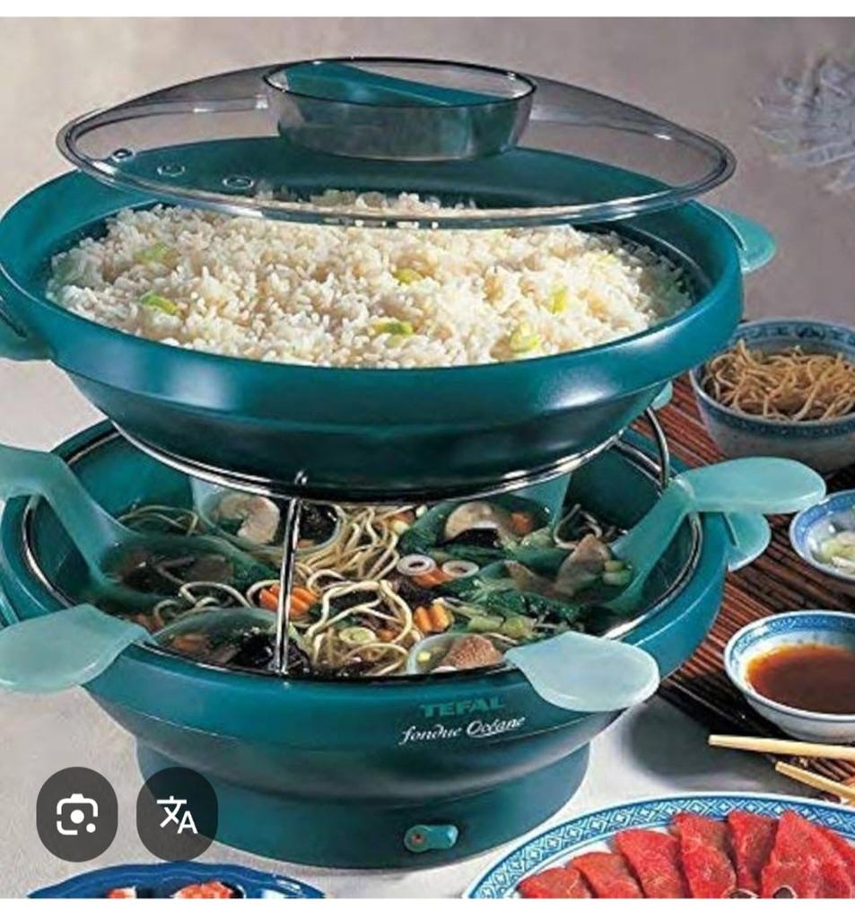 Visfondue tefal, Ophalen