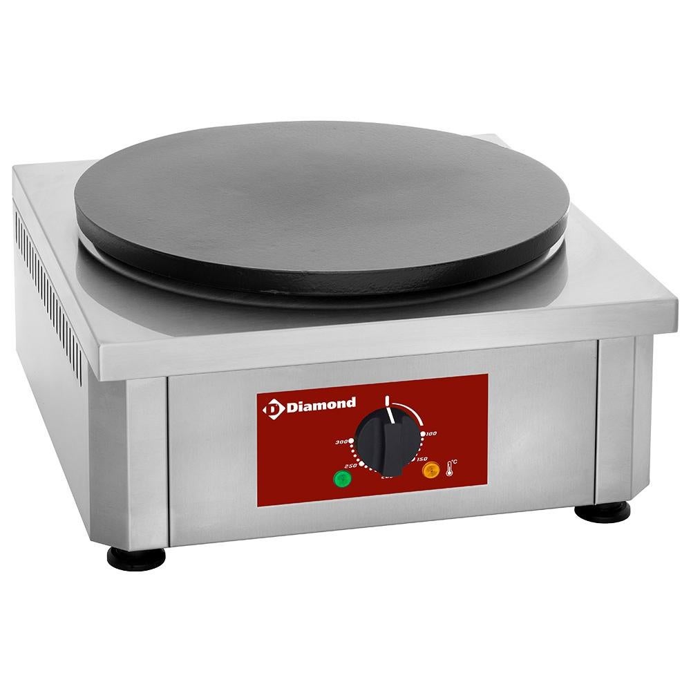 Crêpière haut rendement, électrique, Ø 400 mm "émaillée", Neuf, Enlèvement ou Envoi, Plaques à induction, Autres types