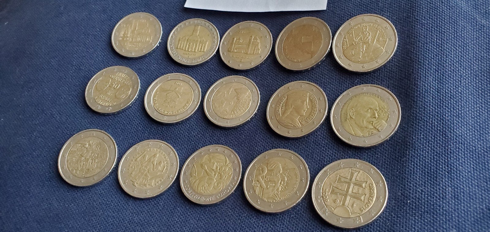 2 euro munten 15 stuks gebruikte staat.

Enkel in 1 lot voor, Postzegels en Munten, Munten | Europa | Euromunten, Ophalen, België
