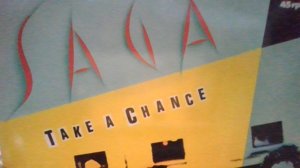SAGA " TAKE A CHANCE ", Fotohoes, Overige genres, Ophalen of Verzenden, Zo goed als nieuw