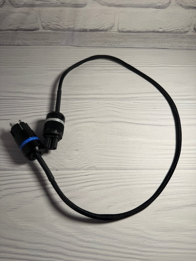 Qed audio stroomkabel 1 meter, Audio, Tv en Foto, Audiokabels en Televisiekabels, Verzenden, Nieuw, Minder dan 2 meter, Overige kabels