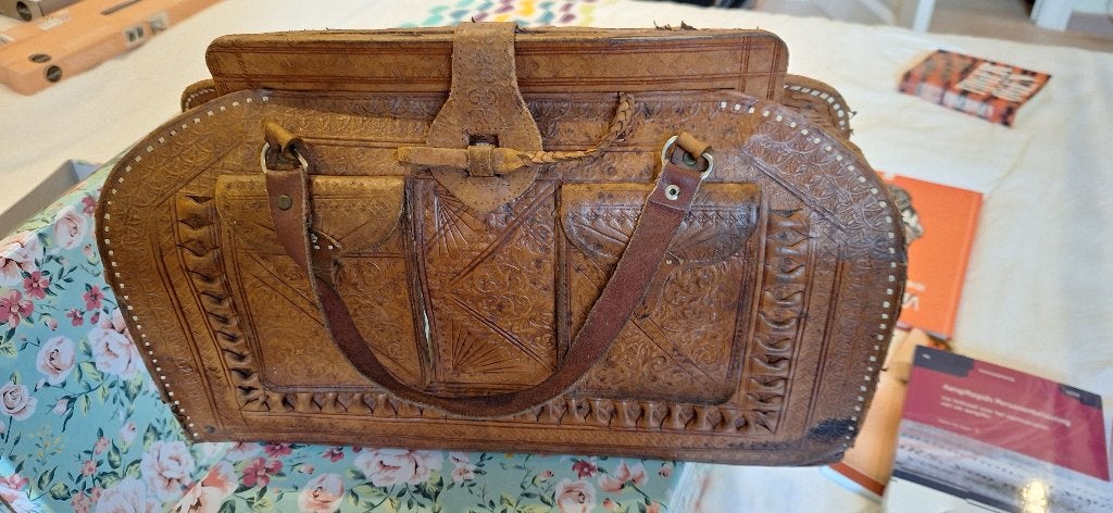 Lederen tas ( reistasmodel ), Antiek en Kunst, Ophalen