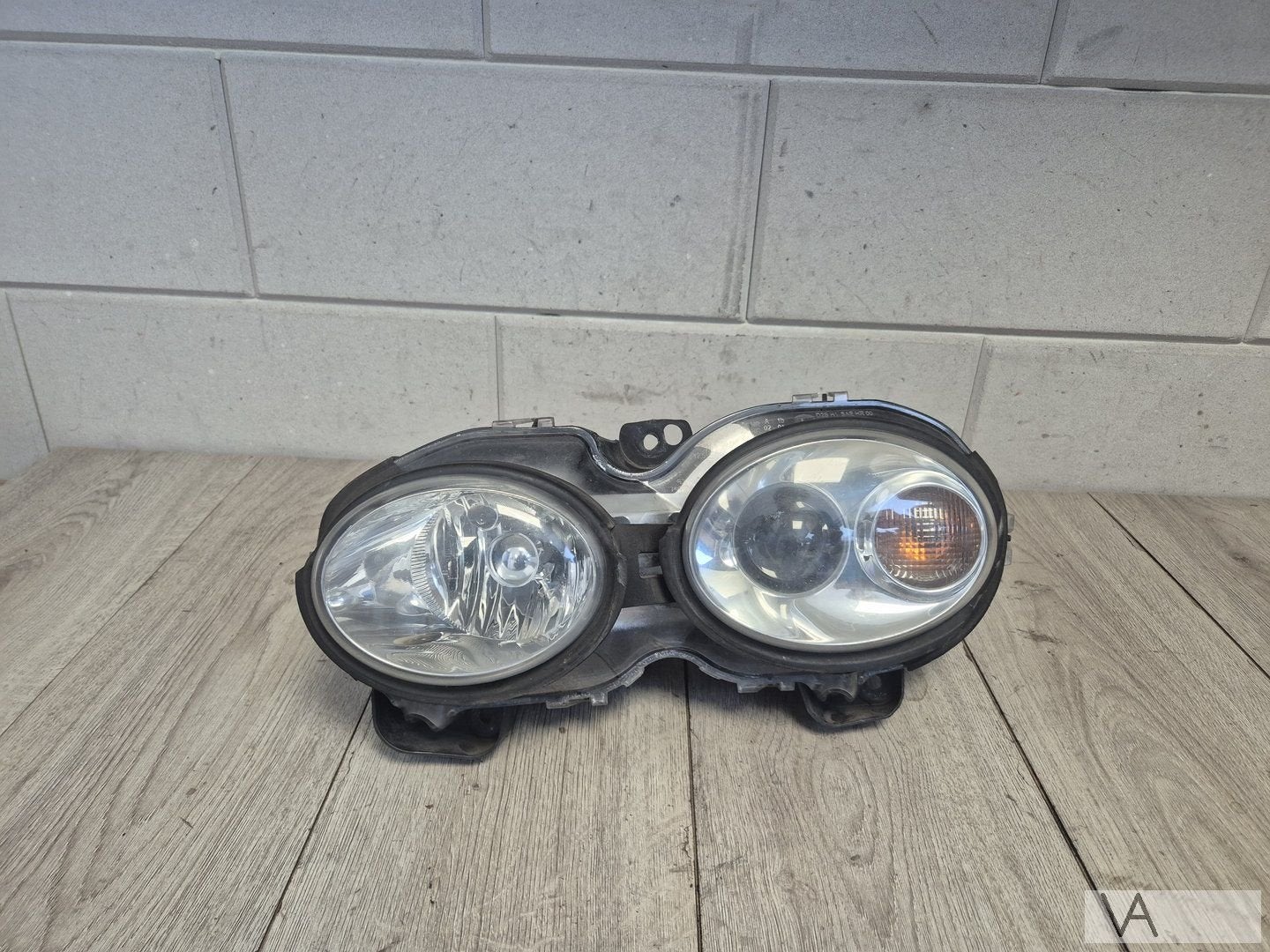 Koplamp links van Jaguar X-type X type BINNENWERK GOED €200, -, Utilisé, Jaguar, -