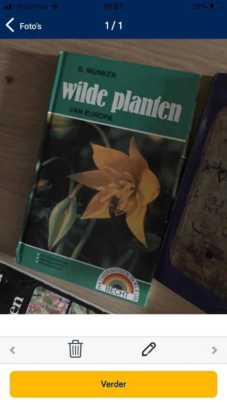Boekje wilde planten, Ophalen of Verzenden, Zo goed als nieuw