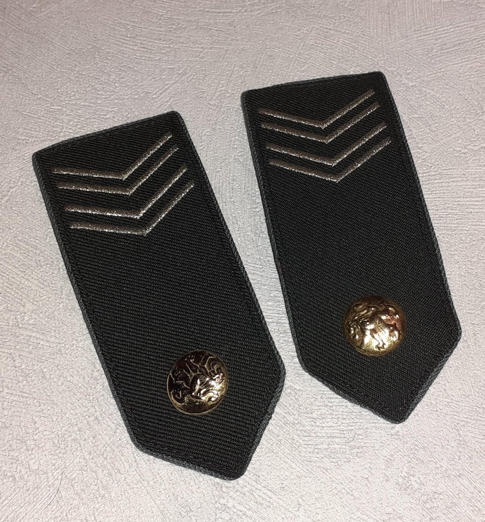 Militaria epauletten schoudergraden service dress eerste, Collections, Enlèvement ou Envoi, Armée de terre, Emblème ou Badge
