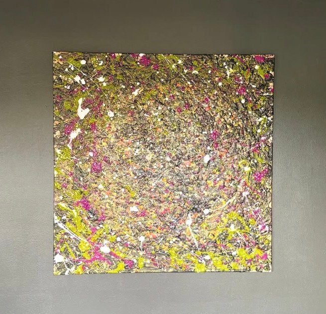 BonoB action painting, Antiek en Kunst, Ophalen