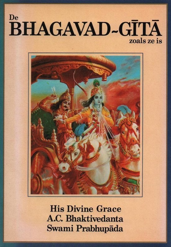 boek: het Krsna boek + de Bhagavad-Gita zoals ze is, Boeken, Ophalen of Verzenden, Zo goed als nieuw