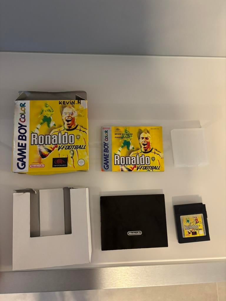 Gameboy Color Ronaldo Game, Ophalen of Verzenden, Gebruikt, Sport